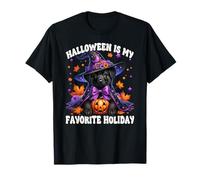 Black Labrador Retriever Halloween Is My Favorite Holiday Camiseta