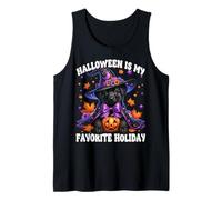 Black Labrador Retriever Halloween Is My Favorite Holiday Camiseta sin Mangas