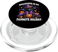 Black Labrador Retriever Halloween Is My Favorite Holiday PopSockets PopGrip para MagSafe