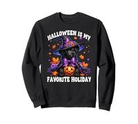 Black Labrador Retriever Halloween Is My Favorite Holiday Sudadera
