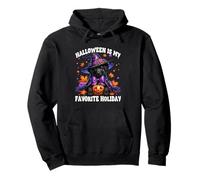 Black Labrador Retriever Halloween Is My Favorite Holiday Sudadera con Capucha