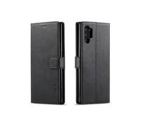 (Black) LC.IMEEKE Calf Texture Horizontal Flip Leather Case, with Holder & Card Slots & Wallet For Galaxy Note 10 Plus