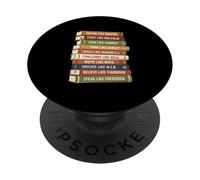 Black Leaders African American Teachers Education Pride PopSockets PopGrip Adhesivo