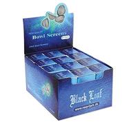 Black Leaf 30 x Cuenco cribas con ondulación Diámetro 15 mm (6 x 5 unidades) eingefasster borde Plantilla cribas Acero cribas Pipa de acero inoxidable Tamiz Tamiz