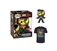Black Light Venom (Eddie Brock) Funko Pop &Tee Size Large