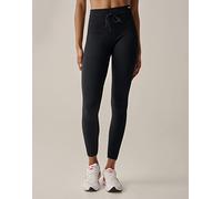 Black Limba Kai- Legging Deportivo para Mujer de canalé Super elástico con cordón