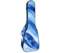 Black Lines Meadow Flowers and Leaves Silhouettes - Funda acolchada para ukelele de concierto de 23 pulgadas, impermeable y duradera, Multicolor 10, 25.9x9x3.1in/66x23x8cm, Organizador de bolsas