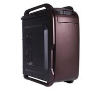 Black Lion IT1523 Midi-Tower Negro, Burdeos - Caja de Ordenador (Midi-Tower, PC, De plástico, Acero, Negro, Burdeos, ATX,Micro ATX, Juego)