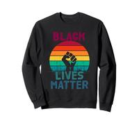 Black Lives Matter Anti Racismo Igualdad Negro Historia Mes Sudadera