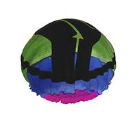 Black Lives Matter Rainbow Lgbt Gorro de ducha Mujeres Reutilizables Gorros de pelo largo Gorro de ducha de baño de doble capa ajustable para mujeres Niños Adecuado para todas las longitudes