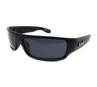 Black Locs OG Gangster Cholo - Gafas de sol rectangulares estrechas, negro