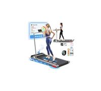 BLACK LORD Cinta de Correr con inclinación del 9% y pasamanos, 3,2 HP Walking Pad, Cinta de Correr eléctrica 4 en 1, 12 programas preestablecidos, Altavoz Integrado, Capacidad de 140 kgPlata