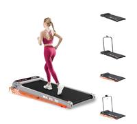BLACK LORD Walking Pad X7 Cinta de Correr, Motor 3,0CV, 1-11km/h, Control Bluetooth, Correa 390mm, 3 Niveles inclinación, Pantalla LED, Mando, Portátil Escritorio (Sin Barra, Plateado)