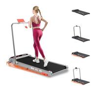 BLACK LORD Walking Pad X7 Cinta de Correr, Motor 3,0CV, 1-15km/h, Control Bluetooth, Correa 390mm, 3 Niveles inclinación, Pantalla LED, Mando, Portátil Escritorio (con Barra, Plateado)