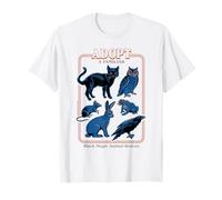 Black Magic Animal Rescue Blue Retro Funny Adult Humor Camiseta