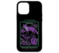 Black Magic Animal Rescue Purple Retro Funny Adult Humor Carcasa para iPhone 12 mini