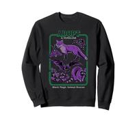 Black Magic Animal Rescue Purple Retro Funny Adult Humor Sudadera