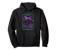 Black Magic Animal Rescue Purple Retro Funny Adult Humor Sudadera con Capucha