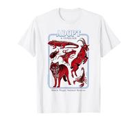 Black Magic Animal Rescue Red Retro Funny Adult Humor Camiseta