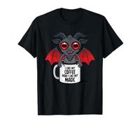 Black Magic Cute Occult Coffee Companion Camiseta