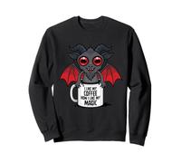 Black Magic Cute Occult Coffee Companion Sudadera