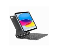 (Black) Magnetic Bluetooth Keyboard Case for iPad 10.9 Inch 2022 with Touchpad and Stand - Protective Leather Cover