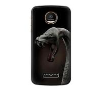 Black Mamba Snake Funda Carcasa Case para Motorola Moto Z Force, Z Play