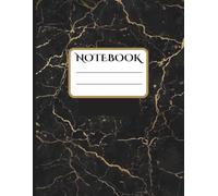 Black Marble Luxury Journal: A Sophisticated Writing Companion for Work, Study & Creative Ideas