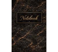 Black Marble Notebook - Gold Lettering Edition: A Premium 6×9 Lined Notebook with Elegant Marble Texture for Writing, Notes & Journaling
