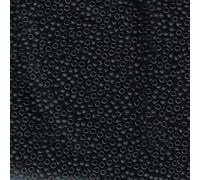 Black Matte Miyuki Japanese round rocailles glass seed beads 11/0 Approximately 24 gram 5 inch tube by Miyuki 11 Round