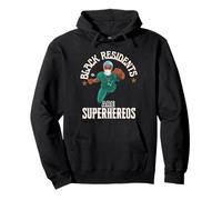 Black Medical Residents Are Superheroes - Regalo de Agradecimiento Sudadera con Capucha