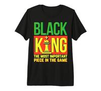 Black Melanin King La Pieza más Importante del Juego Bruh Camiseta Premium