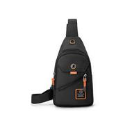 (Black) Men's Chest Bag 2025 New Casual Fashion Shoulder Bag Male Hand Crossbody Cycling Backpack