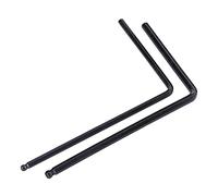 Black Metal Guitar Truss Rod Wrench 2Pcs 5Mm 4Mm For | ball end design, compact sizing, reliable neck tuning support
