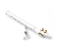 Black Mini Pocket Saxophone Portátil Pequeño Saxo De Plástico Con Bolsa De Transporte Negro Instrumento De Viento Instrumento Viento (Color : White)
