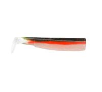 Black Minnow Fiiish Lures Cuerpos BM 90 - Señuelo Blando de Vinilo para Pesca Spinning de Bass Lubina y Otras Especies - 4 cuerpos de 7cm Nº2 (Candy Green)