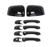 Black Mirror Covers + Door Handle Covers for 2011-2020 Grand Durango