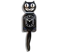 Black Miss Kitty-Cat Reloj, Negro Clásico, 32cm from Tip of The Tail to The Top of The Ears, Clásico