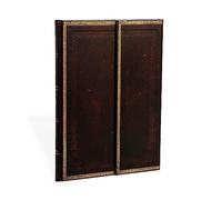 Black Moroccan Grande Unlined Hardcover Journal: Unlined Grande (Old Leather Collection)