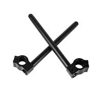 Black Motorcycle Handlebar Racing Adjustable CNC 32 33 35 36 37 39 41 45 48 50 51 MM Clip On Fork Tube Handle Bar For Cafe Racer,Embrague de Freno de Motocicleta