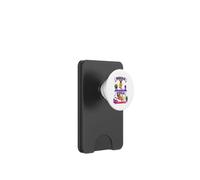 Black Mouth Cur Haciendo Yoga inhalar - exale DIGOR Divertido PopSockets PopWallet para MagSafe