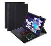 (Black, Multicolor) AM18-BS For Lenovo Pad Pro 2022 11.2-inch Protective Case with Detachable Bluetooth Keyboard 3-Color