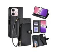 (Black, Multicolor) For Oppo A5 Pro 4G (Global) 5G (Global) A5 Energy 5G (China) Case Zipper Pocket PU Leather Wallet Fl