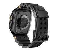 (Black, Multicolor) Silicone Strap for Apple Watch Series 10 46mm Ultra 2 Ultra 49mm 9 8 7 45mm SE (2023) SE (2022) SE 6