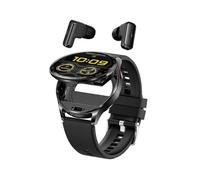 (Black, Multicolor) T97 2 in 1 Smart Watch with Wireless Earbuds Bluetooth-Compatible Call Health Monitoring Sports Wate