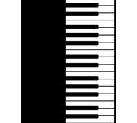 Black Music Notebook: Music Sheet Notepad • 8,5"x11", A4, 100 Sheets / 200 Pages (100g/m2) • 12 staves per page • Five Line Spectrum Staves • Suitable ... artists and composers • pH-neutral paper
