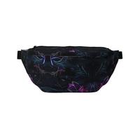 Black mystery - Riñonera versátil para correr, ligera, transpirable y ajustable para viajes, ciclismo y uso diario