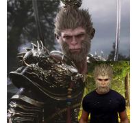 Black Myth for Wukong Máscara de látex Quetzalcóatl, protector facial divertido de mono para Halloween, accesorios para juegos de Halloween