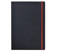 Black n' Red Notebook - Bloc de notas A4, negro