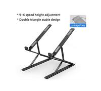 (Black)N8 Foldable Lifting Laptop Stand